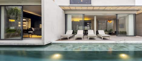 Villa Luxury, 2 camere da letto, non fumatori, vista piscina | Piscina privata