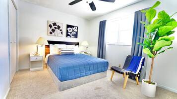 3 bedrooms, desk, iron/ironing board, WiFi