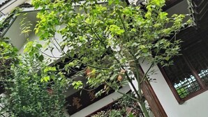 A traditional building with a sign in a foreign language, surrounded by lush greenery. - Yuyantang Riverside Courtyard Boutique Inn (Kunshan)