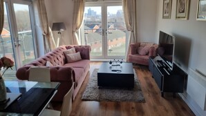 Leilighet, 2 queensize-senger | Oppholdsområde