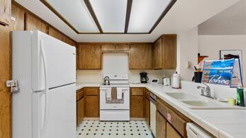 Appartamento, 2 camere da letto | Cucina privata | Frigorifero, macchina per tè/caffè, tostapane