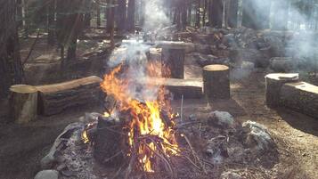 Cabin, 2 Bedrooms, Microwave | Property grounds
