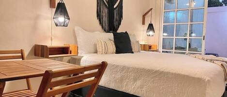 1 chambre, fer et planche Ă repasser, Wi-Fi, draps fournis