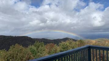 Signature Cabin, 2 Bedrooms, Balcony, Mountain View | Balcony view