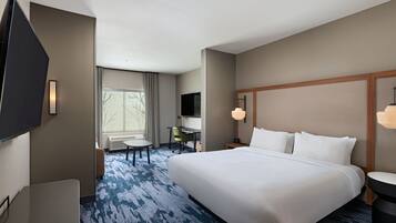 Skrivebord, skrivebord for bærbar PC og blendingsgardiner