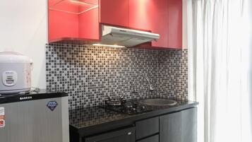 华丽公寓, 2 间卧室 | 私人厨房 | 大冰箱、炉灶