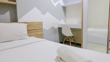 Deluxe-íbúð - 2 svefnherbergi | 2 svefnherbergi, sérhannaðar innréttingar, sérvalin húsgögn