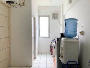 Deluxe Apartment | Private kitchen | Full-size fridge, stovetop - Cozy 2Br At Delta Cakung Apartment (Jakarta)