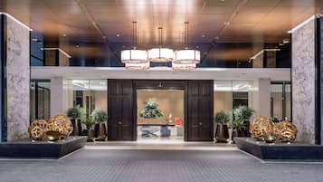 Overnatningsstedets indgangsparti