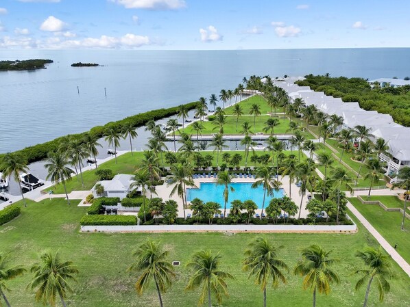 Townhome, 3 Bedrooms | Exterior - Waterfront Luxury Villa With Sunset Views And Boat Slip 3 Bedroom Townhouse by RedAwning (Marathon)