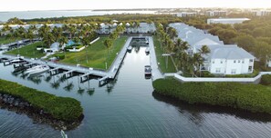 Townhome, 3 Bedrooms | Aerial view - Waterfront Luxury Villa With Sunset Views And Boat Slip 3 Bedroom Townhouse by RedAwning (Marathon)