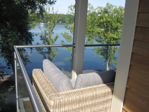 Luxus Apartment Seeblick 180qm am Berliner See - Sauna - 4 Bäder - Kanus frei