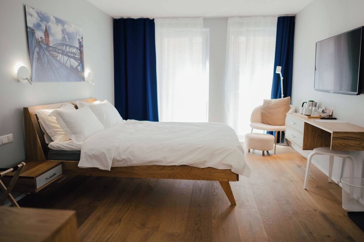 Classic Room, 1 Double Bed | 高档床上用品、羽绒被、办公桌、笔记本电脑工作区