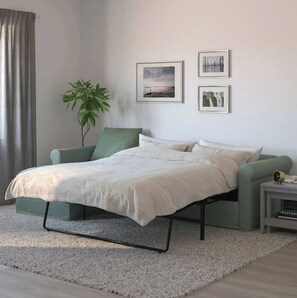 1 Schlafzimmer, Schreibtisch, BĂŒgeleisen/BĂŒgelbrett, kostenloses WLAN