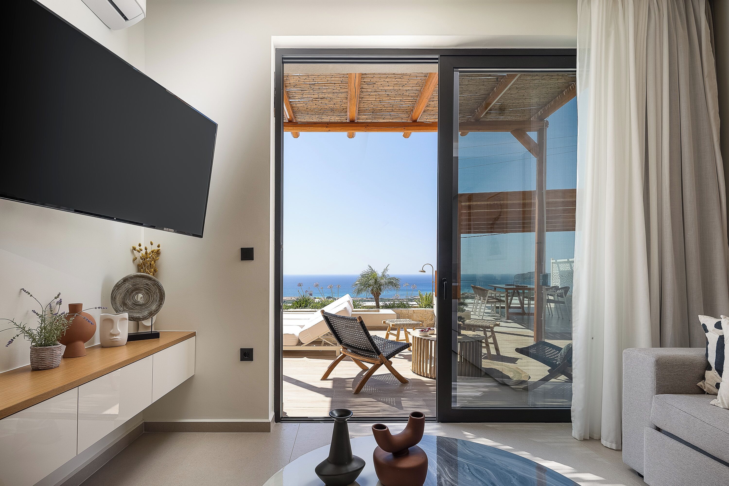 Villa Deluxe - 3 sovrum - privat pool - havsutsikt | Utsikt från rummet