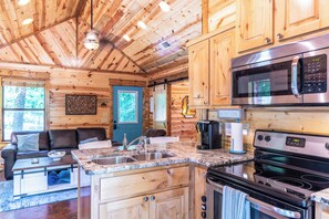 Oven, stovetop, toaster, blender