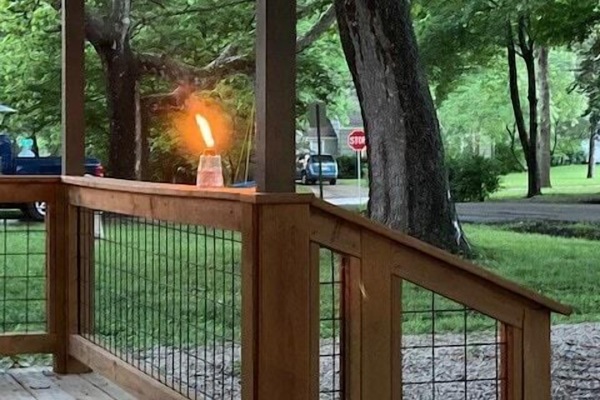 Enceinte de l’hébergement