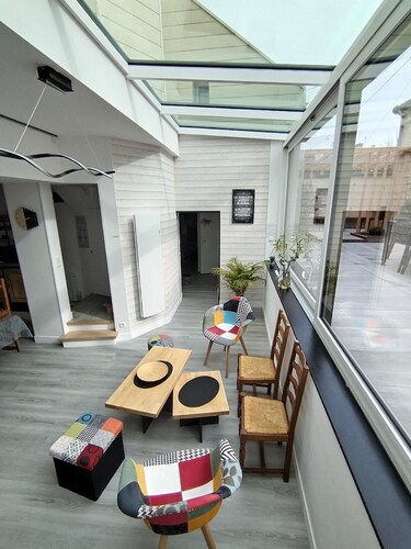 Furnished tourist house *** with sea view on all levels and 150 m from the beach