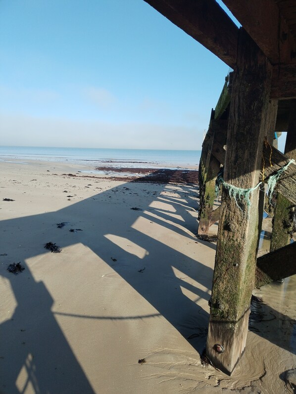 On the beach