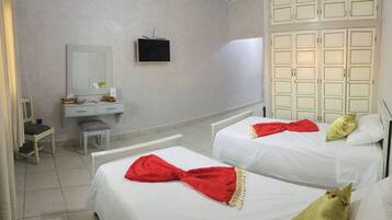 Memory foam beds, individually decorated, individually furnished