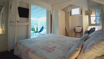 1 bedroom, iron/ironing board, travel crib, free WiFi