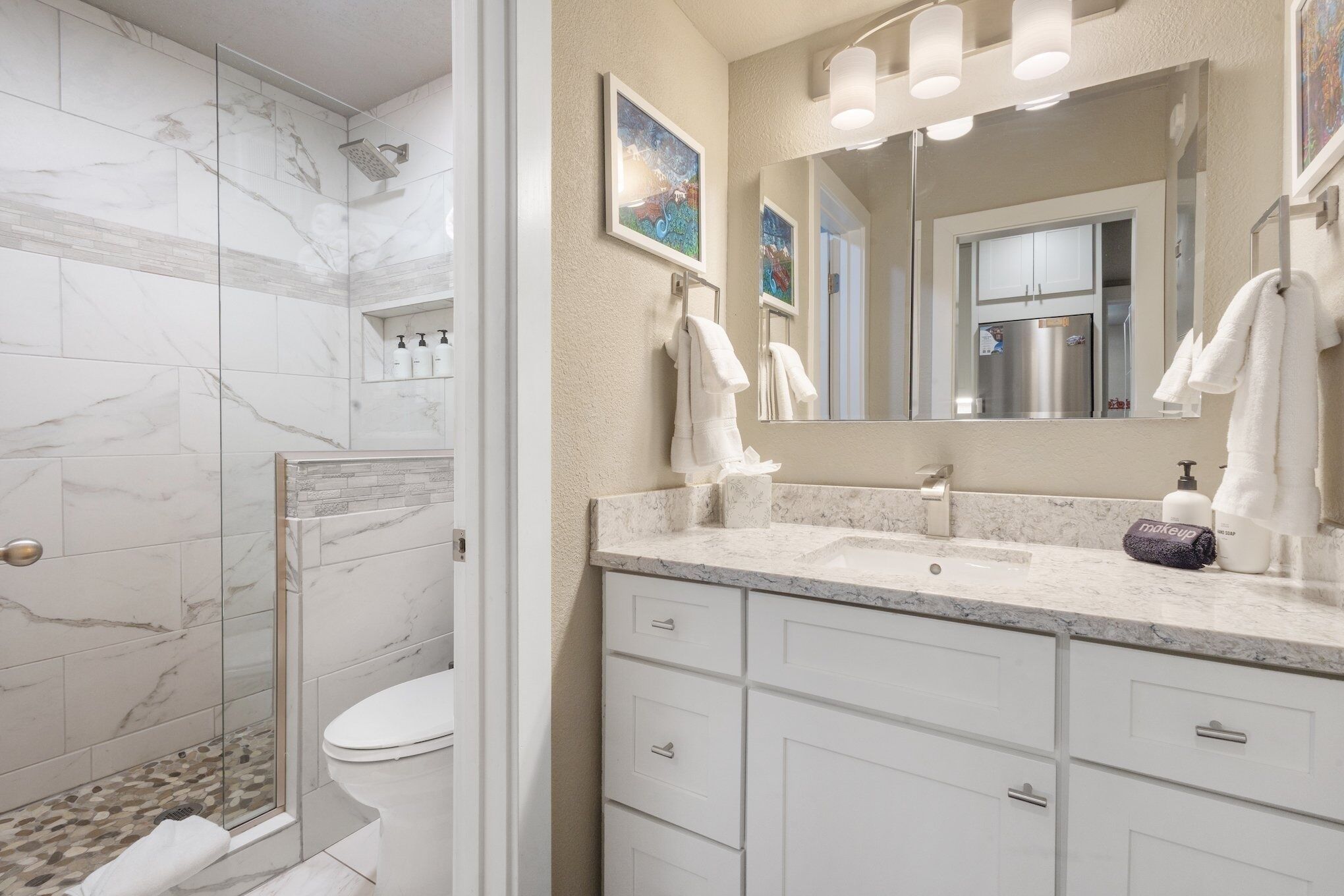 Condo, 1 chambre | Salle de bain | Serviettes fournies