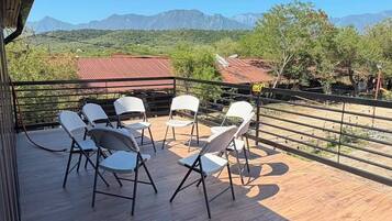 Cabaña estándar, se aceptan mascotas | Terraza o patio