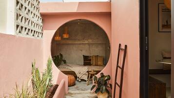 Romantische studio suite | Terras