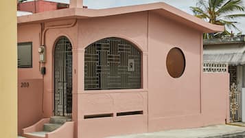 Voorkant van accommodatie