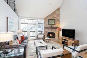 Condo, 3 Bedrooms | Living area - Slopeside Paradise Penthouse At Lift 7, Views, Fireplace, Deck, Hot Tub 3 Bedroom Condo by RedAwning (Telluride)