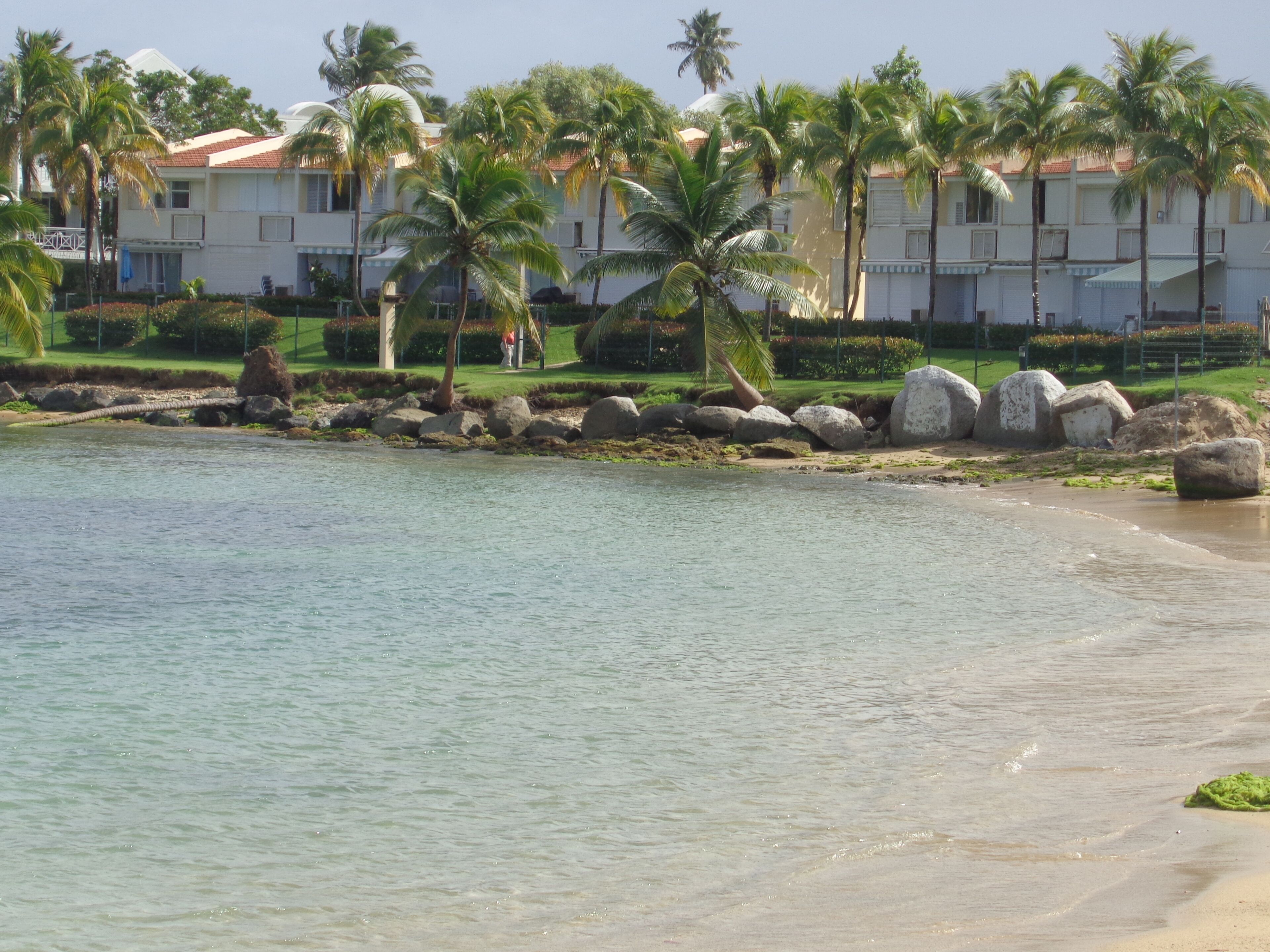 On the beach, white sand, beach bar