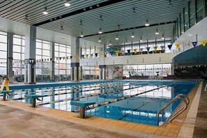 Indoor pool - Qingdao Tiantai Meijia Apartment Hotel (Heilongjiang Road Tiantai City Branch) (Qingdao)