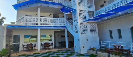 Voorkant van accommodatie