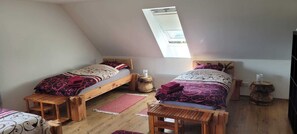 3 habitaciones, wifi y ropa de cama