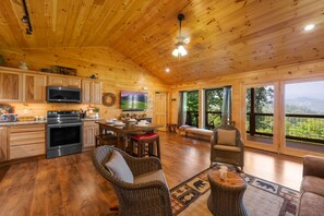 Interior - Secluded Getaway/Pet friendly/King beds/Fire pit/Arcade/Hot tub/Mins to GBPF (Gatlinburg)