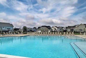 Pool - Spacious 3-Story Townhome Near Rehoboth Beach 2 Pools, Pet & Baby Friendly (Rehoboth Beach)