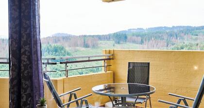 NEW apartment with panoramic view Hohegeiß pool and sauna