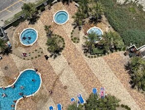 Outdoor pool - Oceanfront Resort with a View - Freshly Renovated (Myrtle Beach)