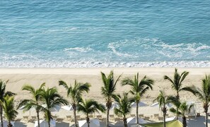On the beach, beach towels - Spectacular Garza Blanca Beachfront Resort & Spa Junior Suite, Mar 13-18 (Cabo San Lucas)