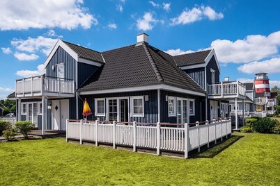 FH „Kajüte“81m², 4 Pers. im Marinapark Scharmützelsee, Sauna, Whirlpool, Kamin