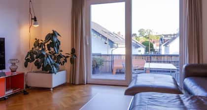 Stylish apartment with large terrace, air conditioning and parking space
