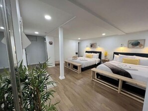 1 habitación, tabla de planchar con plancha, wifi y ropa de cama 
