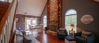 Fish and Frolic Holiday – Lakefront Home with Boathouse, Porches & Fire Pit