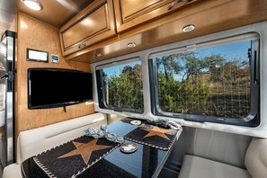 Interior - Airstream Getaway - Hot Tub & Fire Pit (Fredericksburg)