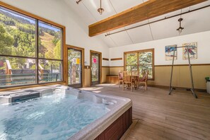 Interior - Walk To Festivals! Windows, Fireplace, Hot Tub 1 Bedroom Condo by RedAwning (Telluride)
