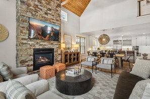 House, 4 Bedrooms | Living area - Lux Home W/ Gas Fireplace, Hot Tub, 8 Min To Lift 7 Bunk Room For Kids! 4 Bedroom Home by RedAwning (Telluride)