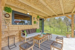 Family House, Multiple Bedrooms, Mountainside (Rural House With Wellness) | Terrace/patio - Rural House With Wellness (Sveti Ivan Zelina)
