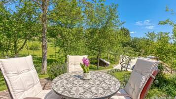 Family House, Multiple Bedrooms, Mountainside (Rural House With Wellness) | Outdoor dining