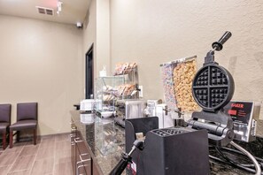 Free daily self-serve breakfast - Cobblestone Hotel & Suites - Central Wisconsin Airport (Mosinee)