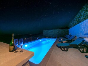 Villa (Three Bedroom Villa with Swimming Poo) | Outdoor pool | Outdoor pool, pool umbrellas, sun loungers - Village House IVA (Vrgorac)